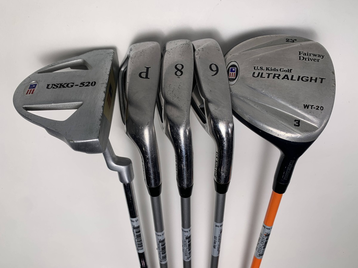 US Kids GOLF WT-20 ジュニアゴルフクラブセット　パター付き U.S. Kids Golf Ultralight Wt-20 Club Set 3W 6&8 PW Putter 51