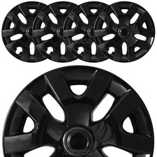 4 for Nissan Rogue Sport 2017-2020 Black 16" Wheel Covers Rim Snap On Hub Caps