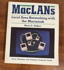 MacLANs Local Area Networking With The Macintosh Mark D. Veljkov Softcover