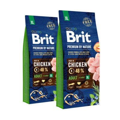 BRIT Premium By Nature Adult Extra Large XL 30 kg (2 x 15 kg)