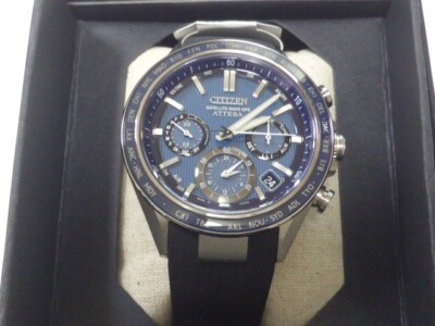 Citizen Attesa CC4050-18L Double Direct Flight GPS Solar Radio Men