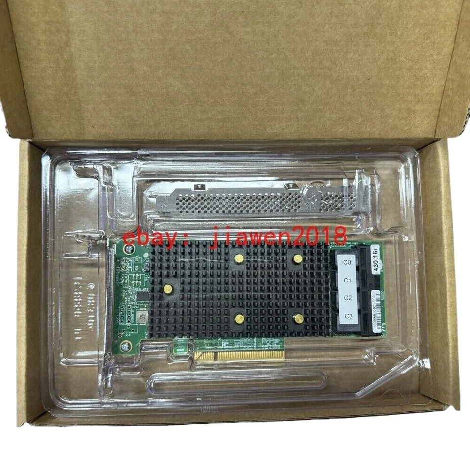 Lenovo 430-16i LSI SAS3416 9400-16i Tri-Mode HBA Controller 12G IT Mode NAS US - Image 2 of 4