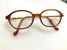 MARCHON MICKEY DISNEY EYEGLASS FRAMES Honey Beige 40-17-120 Full NWOT Vtg KIDS