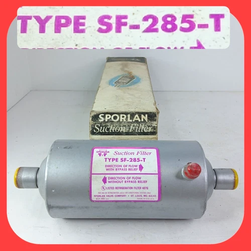 Sporlan SF-285-T Suction Line Filter Drier 5/8" ODF Solder Sweat 28sq. Inches