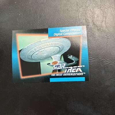 Jb101d Star Trek The Next Generation 1992 #089 Uss Enterprise Special Effects