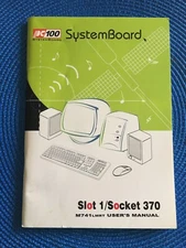 PC100 SystemBoard Slot 1/Socket 370 M741LMRT User's Manual 