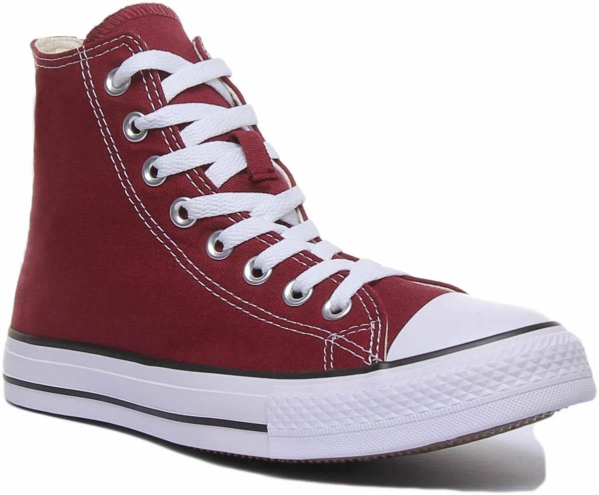 M9613 All Star Hi Top Maroon 3-6.5 In Maroon US 5 - 10 | eBay