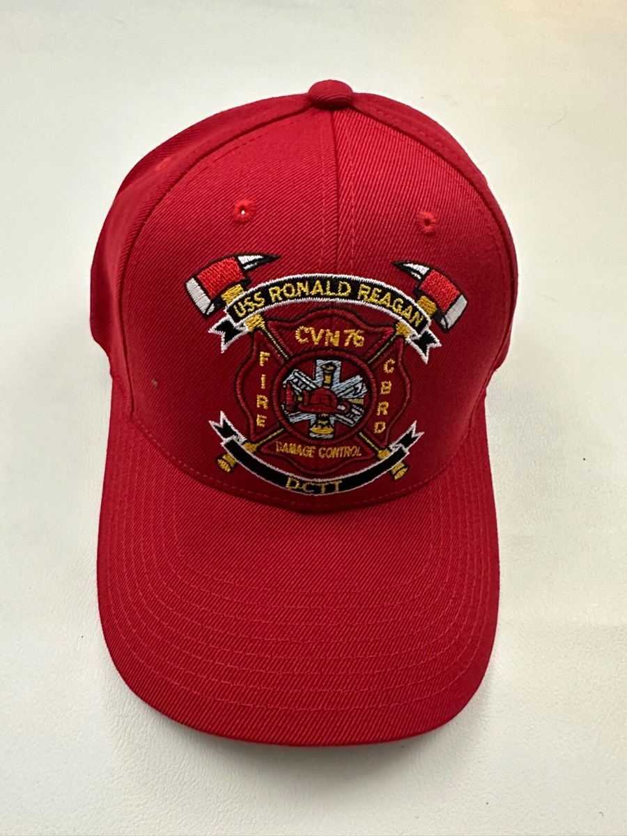 The Corps USS Ronald Reagan CVN 76 DCTT Logo Red Baseball