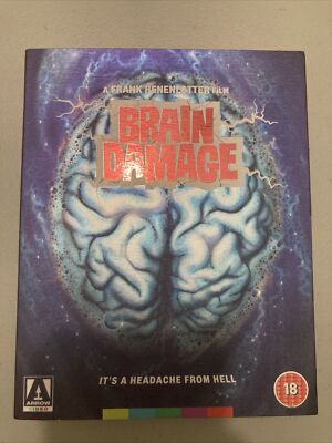 Brain Damage (Blu-ray/DVD) Arrow Video W/ Slipcover Region B OOP Rare Limited Ed