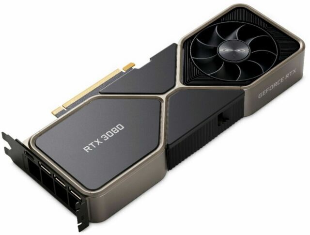 NVIDIA GeForce RTX 3080 Founders Edition GDDR6X Graphics Card - Titanium/Black sale online | eBay