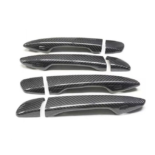 Real Carbon Fiber Door Side Handle Cover Comfort Access For LEXUS IS ES GS CT RX - Picture 2 of 13