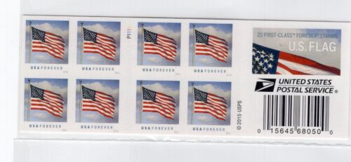 2016 Forever Flag Complete Booklet, Scott #5055a, Mint NH