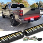 60" Tailgate 864 LED Light Bar Brake Reverse Turn Signal For For Nissan Frontier