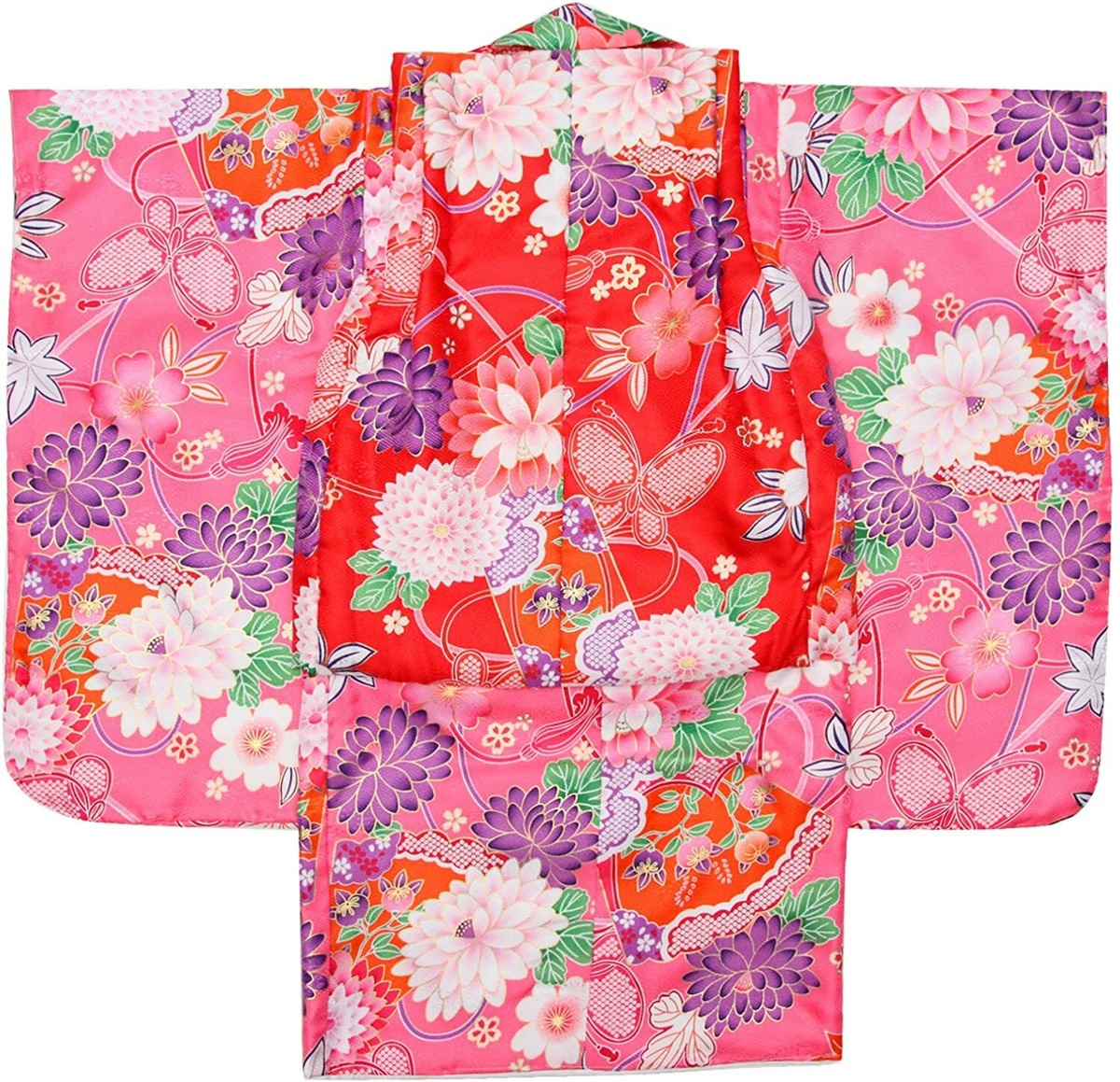 Full Kimono set Ceremony Girls Dress New Years Celebrate