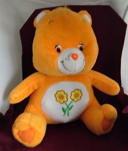 care bear with sunflowers