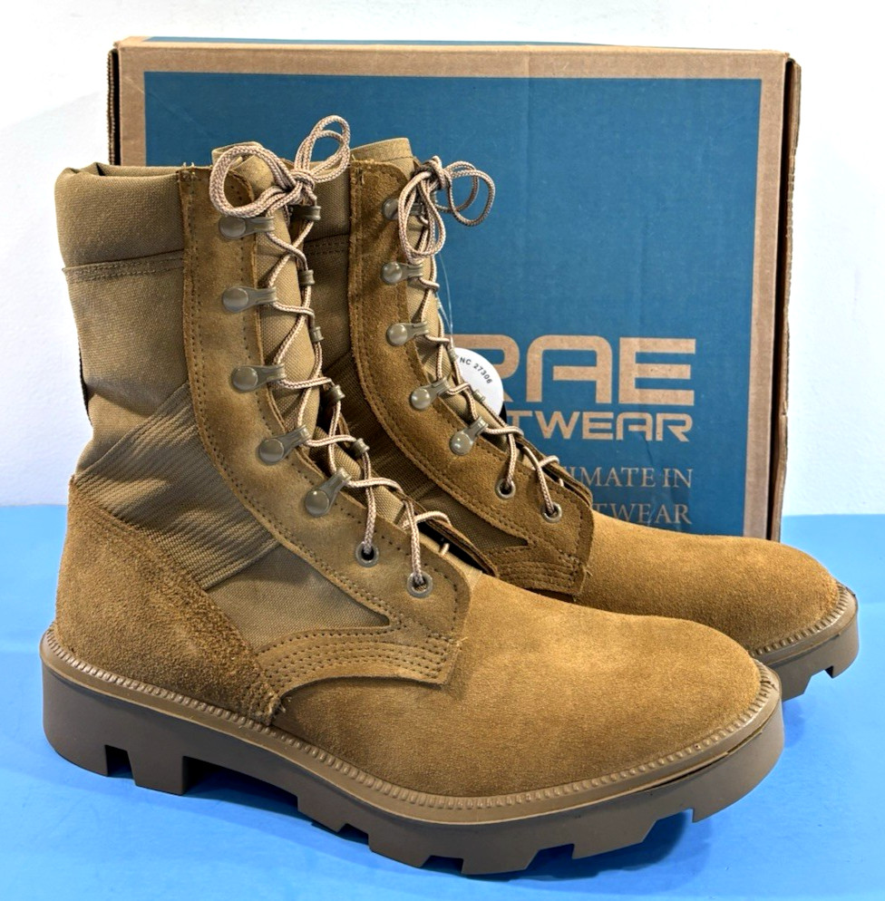 NIB 11.5 R McRAE GEN 2 HOT WEATHER 8" JUNGLE BOOTS PANAMA OUTSOLE 8290 COYOTE