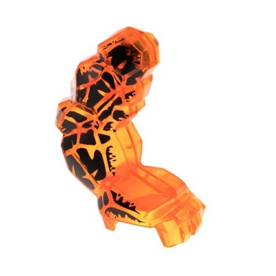 1x Lego Figur Power Miners Arm rechts orange Rock Monster pm029 85207c01pb01