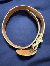 El General White Crocodile Leather Belt Men's Women's Child's Western Size 24p18