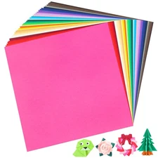 80 Sheets Colored Cardstock - 40 Colors 12x12in Square Card stock Scrapbook P...