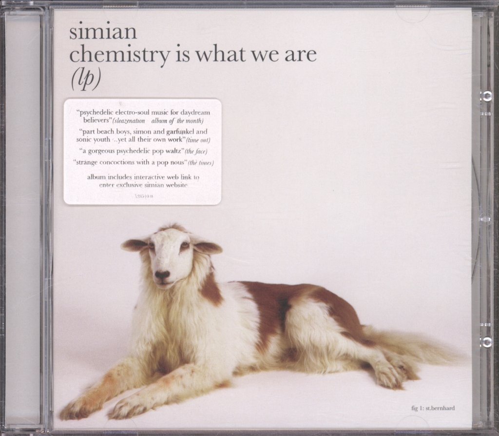Simian Chemistry Is What We Are (Lp) CD Europe Source 2001 CD. Has info sticker