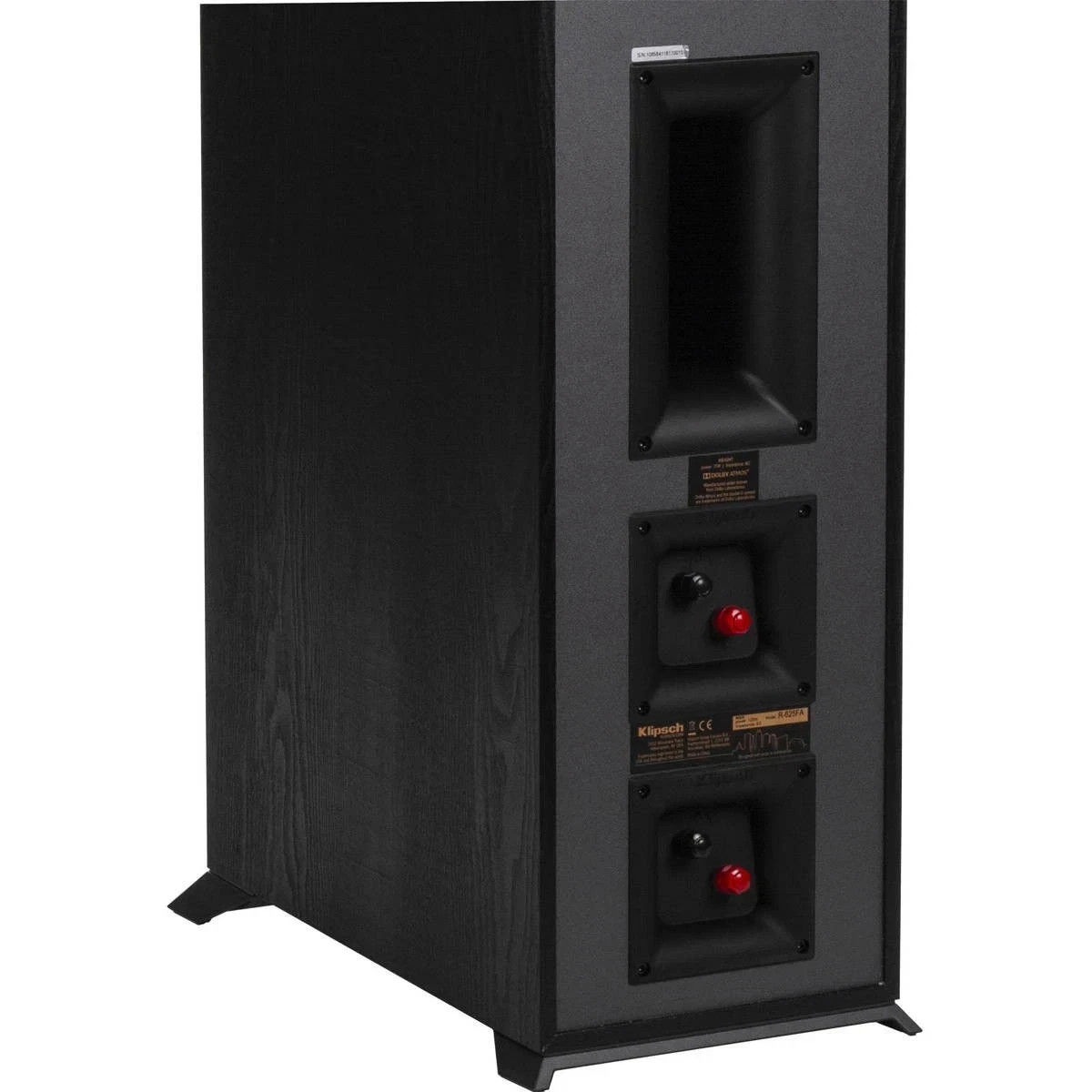 Klipsch Reference R-625FA Dolby Atmos Floorstanding Speaker  Single  - Black