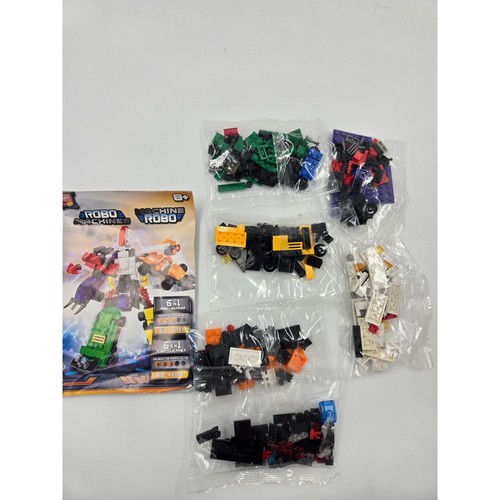 Block Tech Robo Machine Robo 6 in 1 Transformer Building Blocks Set 312 ...