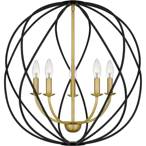 Quoizel Lighting - Bryn - 5 Light Pendant In Transitional Style-25.5 Inches Tall - Picture 4 of 4