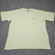Carhartt Pocket Tee Shirt 2XL Green Heavyweight Loose Fit K87G96 Workwear Chore