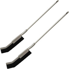 2Pcs Stainless Steel Long-Handled Crevice Cleaning Brush, a Powerful Multi-Purpo
