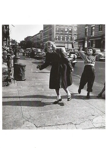 POSTCARD Arthur Leipzig, Photo "Potsy (Hopscotch)" 1943 Street Games MINT