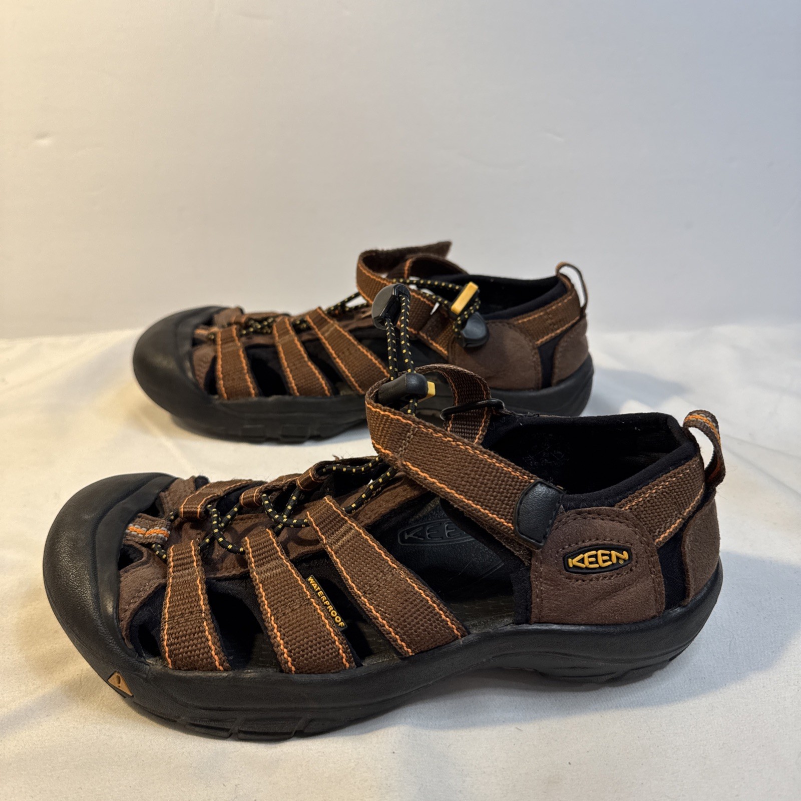 Sandali KEEN Newport H2 escursionismo passeggio atletico impermeabili marrone taglia 6 UK 4