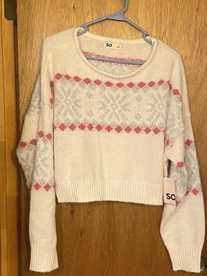 SO Women s Crop Sweaters (2). XL. Multi-Color. NWT.