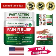 Maximum Strength Pain Relief Cream   Fast-Acting Comfort for Joints  Muscles