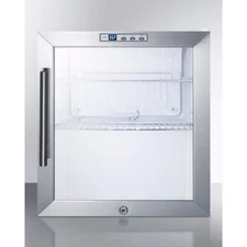 17 Inch Wide 1.7 Cu. Ft. Commercial Compact Refrigerator with Stainless Steel Tr