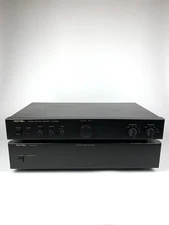 VTG Rotel Hifi Amp PreAmp Combo Stack RB-970BX RC-970BX Black Stereo Home Audio