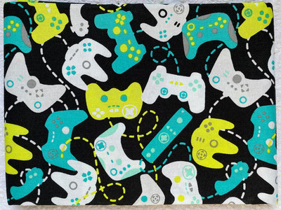 Emma and Mila GAME ON CONTRL, 100% Cotton Fabric, 44'' x 1 yard, Precut