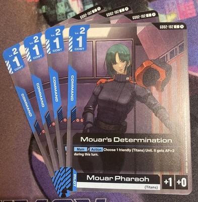 GD02 Gundam Dual Impact Mouar s Determination GD02-102 C Playset Of 4 