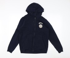 Womens UK Size 10 Regatta Blue Full Zip Hoodie