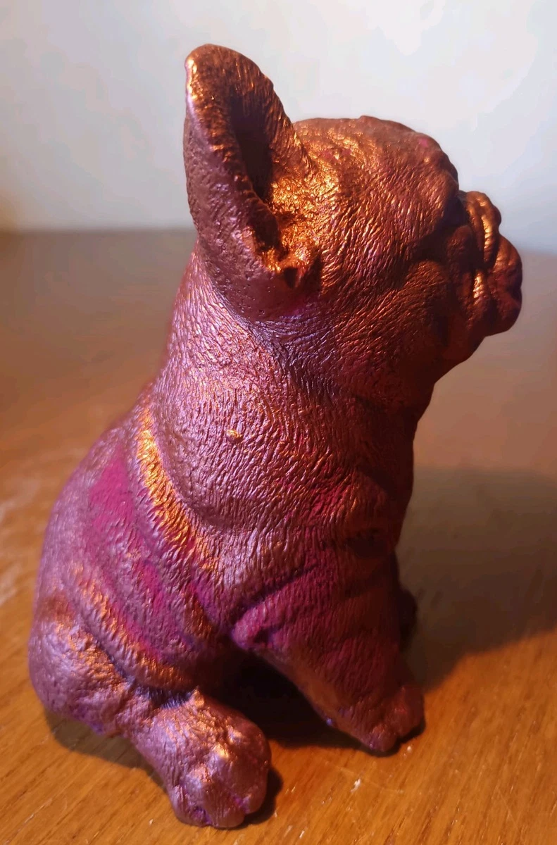 Französische Bulldogge Figur.French Bulldoge Handarbeit.Spezialfarbe!