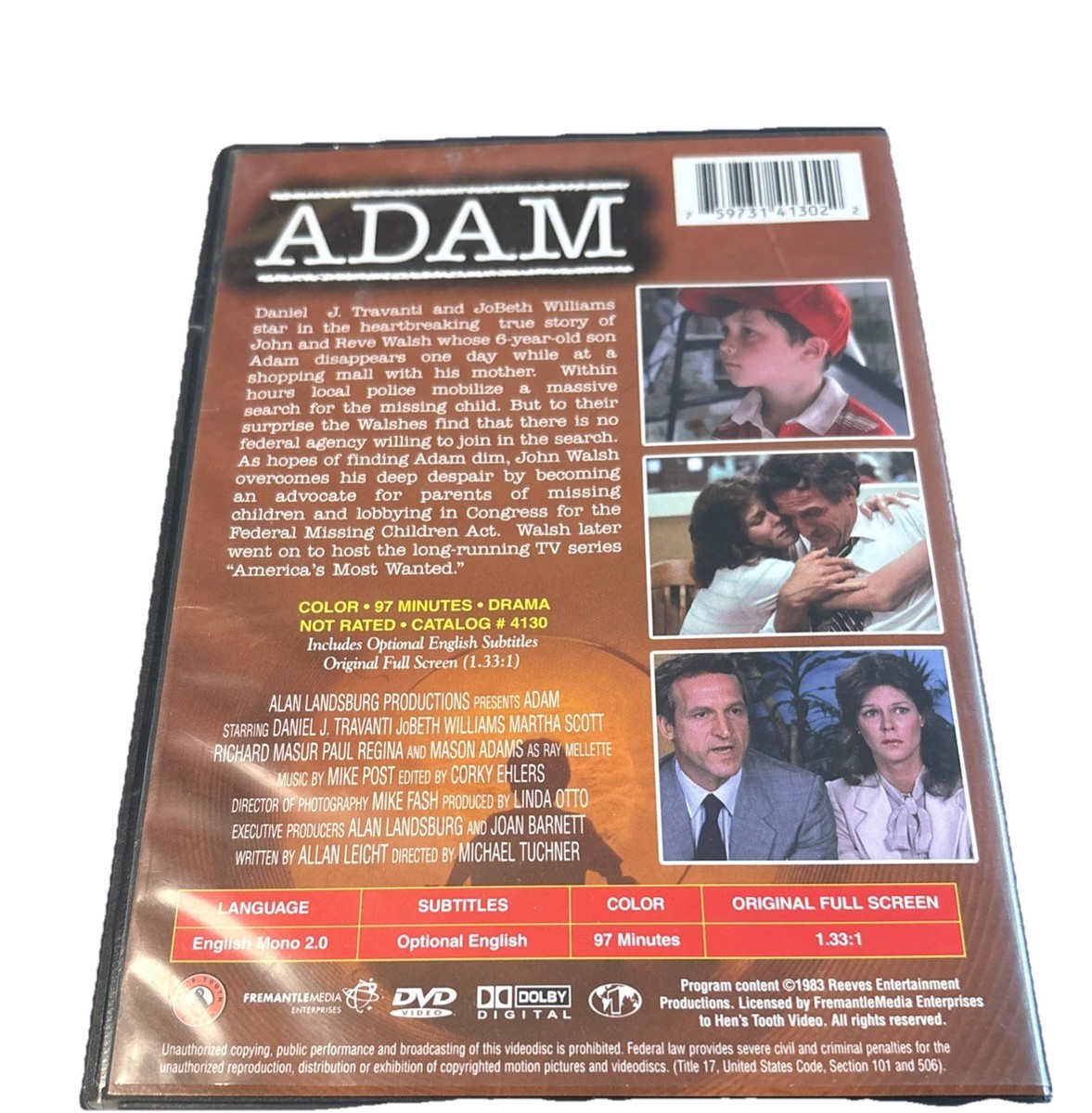 Adam (DVD, 1983) for sale online | eBay