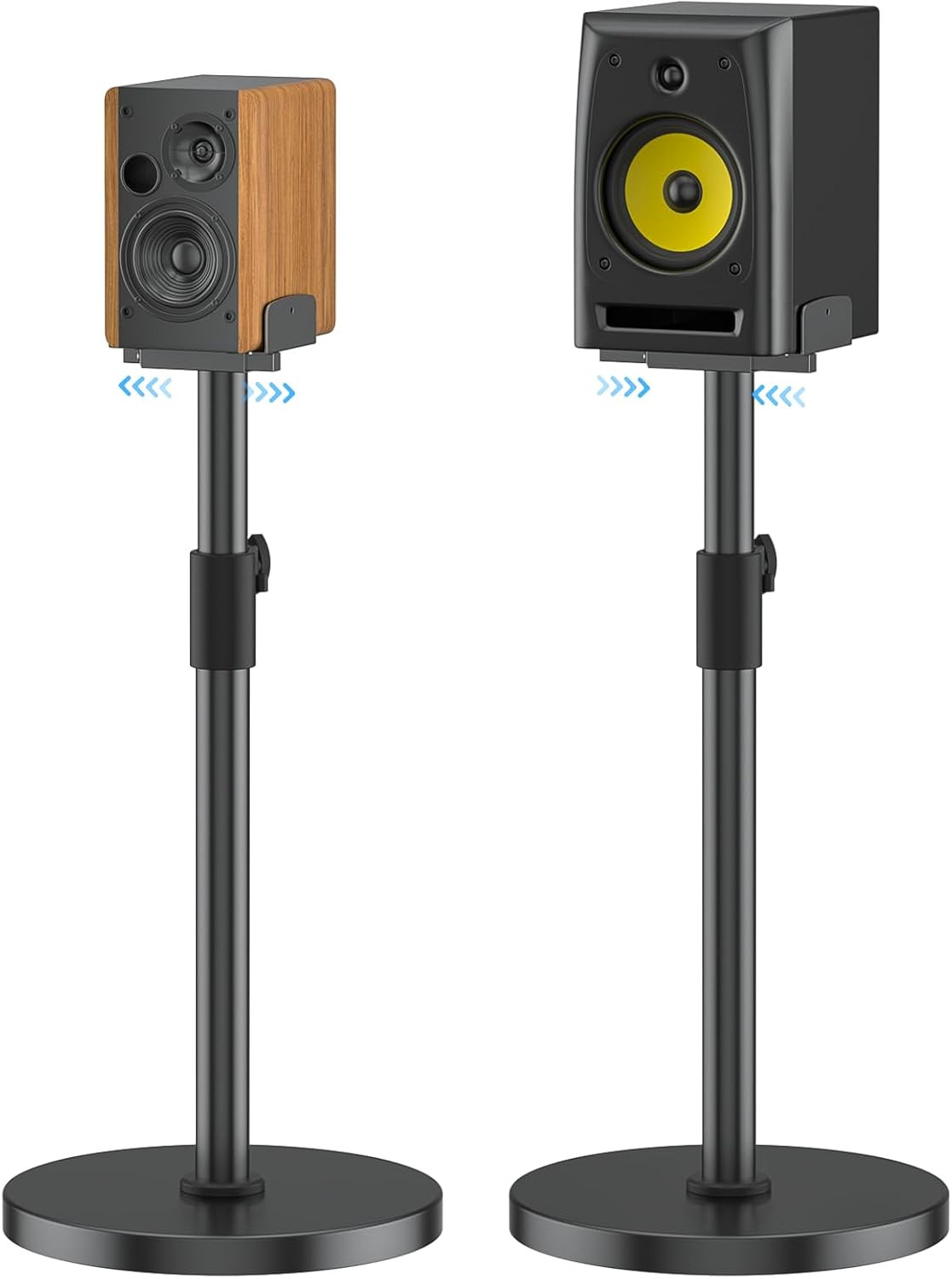 S & Studio Monitor Stands Pair, Height Extend 2