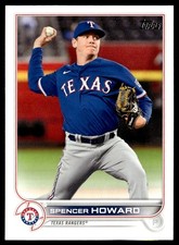 2022 Topps Spencer Howard Texas Rangers #162
