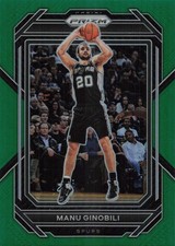 2022-23 Panini Prizm - Manu Ginobili Green Prizm #296