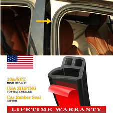 32ft Door Trim Strip Edge Lock Moulding Guard Rubber Seal Protector L Shape EOA