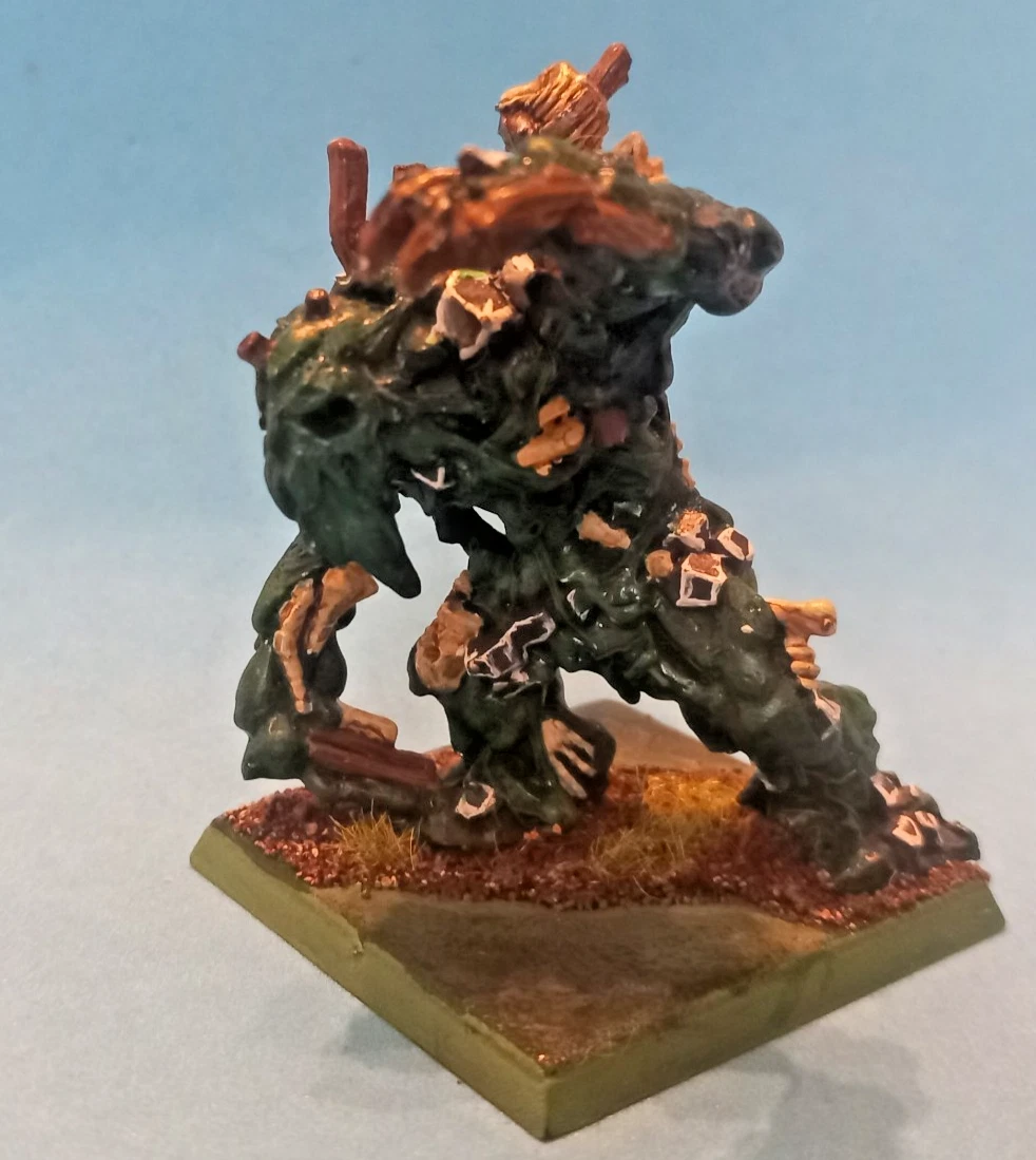 Lot De Figurines Warhammer - Undead - Bête Des Marais, Golem - Peintes - Occasion