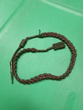Vintage WW2 era French Military Croix de Guerre Lanyard Fourragere Shoulder Cord