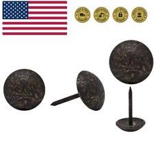 Upholstery Tacks, Nailhead Decorative Trim for Furniture, 7/16-inch Diameter ...