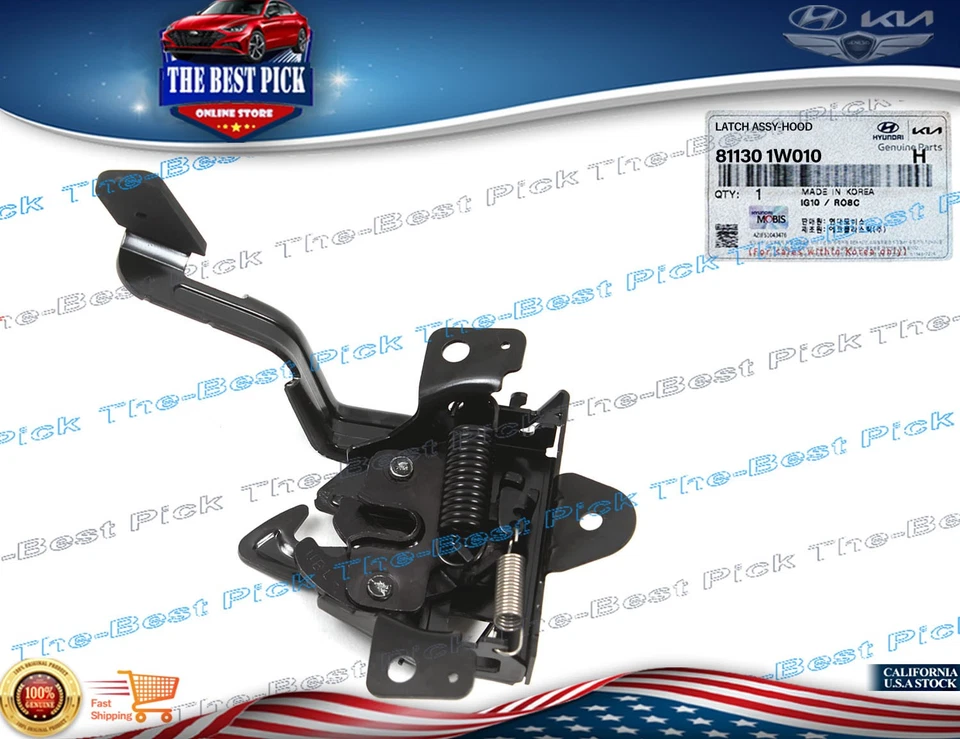 ⭐GENUINO⭐ Cierre de capó OEM para Kia Rio 2012-2017 811301W010 Foto 2 de 4