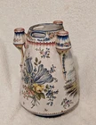 Large Meissen Charolles 18th to 19th century enamelled porcelain vase H. 40cm