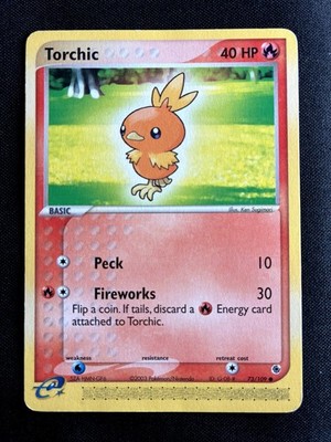 Torchic 73/109 (LP) - Ruby & Sapphire - Non-Holo